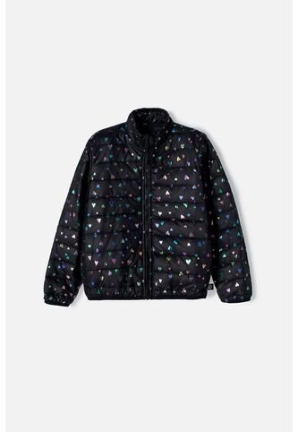 Chaqueta De Mic Con Cierre Negro Para Niña 8 MARCA MIC