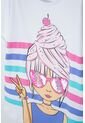Camiseta Mic Blanca Manga Corta Para Niña 10 de MARCA MIC