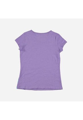 Camiseta De Mic Manga Corta Lila Para Niña 8