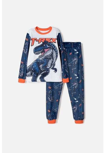 Pijama De Mic Pantalón Largo Multicolor Para Niño 4