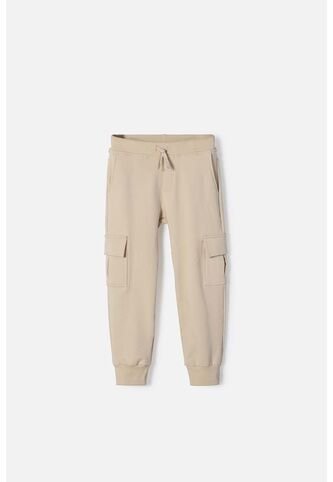 Jogger De Mic Con Cordón Caqui Para Niño 4 MARCA MIC