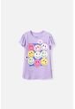 Camiseta De Mic Manga Corta Lila Para Niña 10 de MARCA MIC