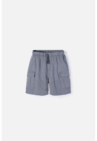 Bermuda De Mic Con Cordón Gris Para Niño 8 MARCA MIC