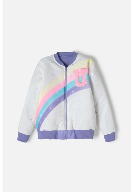 Chaqueta De Mic Con Cierre Multicolor Para Niña 12