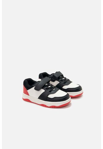 Tenis De Mic Blanco Rojo Y Negro Para Niño 31 MARCA MIC