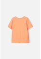 Camiseta Mic Naranja Con Estampado En Frente Para Niña 10 de MARCA MIC