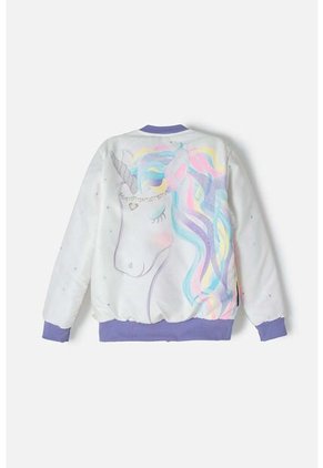 Chaqueta De Mic Con Cierre Multicolor Para Niña 8
