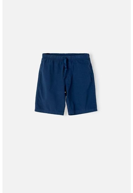Bermuda De Mic  Con Bolsillos Azul Para Niño 12