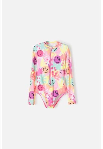 Vestido De Baño Mic Manga Larga Multicolor Para Niña 12 MARCA MIC