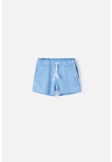 Short  De Mic Con Cordón Azul Para Niña 10