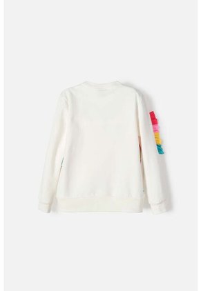 Buzo De Mic Estampado Marfil Para Niña 4