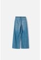 Jean De Mic Amplio Azul Indigo Para Niña 10 de MARCA MIC