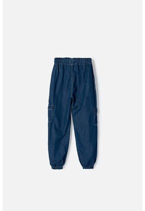 Jogger De Mic Con Cordón Azul Para Niña 12