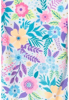 Vestido De Baño Mic Manga Larga Multicolor Para Niña 8