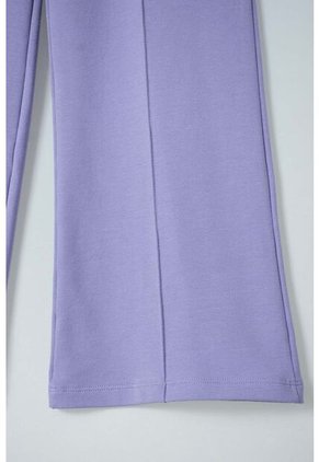 Jogger De Mic Bota Ancha Morado Para Niña 4