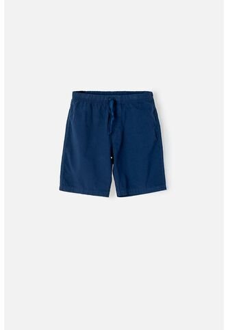 Bermuda De Mic  Con Bolsillos Azul Para Niño 6 MARCA MIC