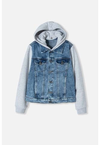 Chaqueta De Mic Con Capucha Tono Medio Para Niño 6 MARCA MIC