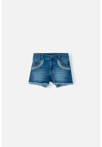 Short De Mic Indigo Medio Para Niña 8 MARCA MIC