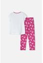 Pijama De Mic Con Pantalón Largo Blanco Y Fucsia Para Niña 6 de MARCA MIC
