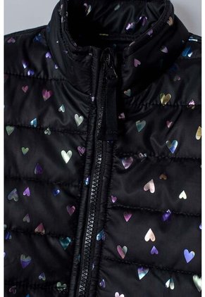 Chaqueta De Mic Con Cierre Negro Para Niña 12