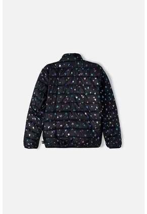 Chaqueta De Mic Con Cierre Negro Para Niña 12