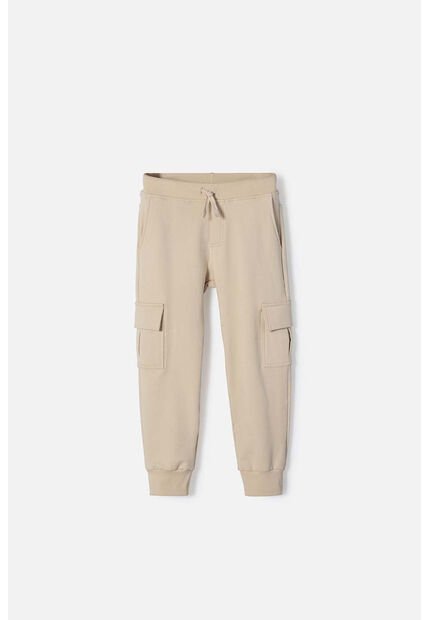 Jogger De Mic Con Cordón Caqui Para Niño 12