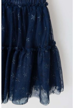 Falda De Mic Tipo Tutú Azul Para Niña 10