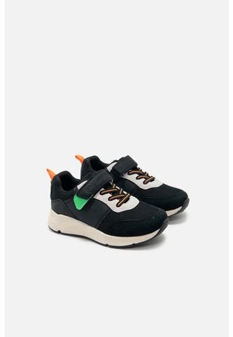 Tenis De Mic Negro Y Blanco Para Niño 28 MARCA MIC