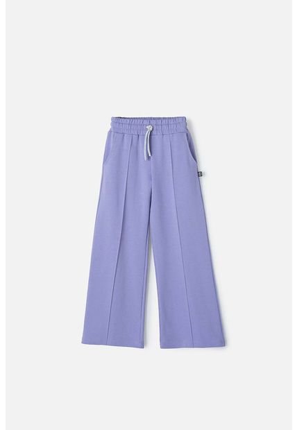 Jogger De Mic Bota Ancha Morado Para Niña 12