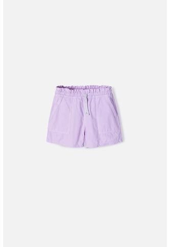 Short De Mic Con Cordón Morado Para Niña 8 MARCA MIC