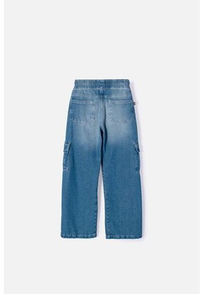 Jean De Mic Con Cordón Azul Para Niña 8