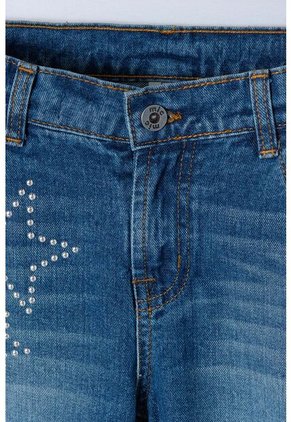 Jean De  Mic Indigo Medio Para Niña 8