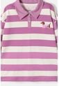 Camiseta Tipo Polo De Mic Multicolor Para Niña 4 de MARCA MIC