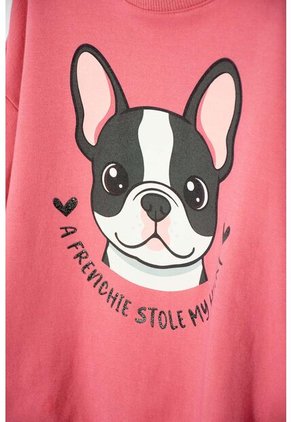 Buzo De Mic Cerrado Rosado Para Niña 8