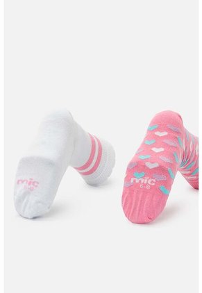 Medias X2 De Mic Multicolor Para Niña 8-10