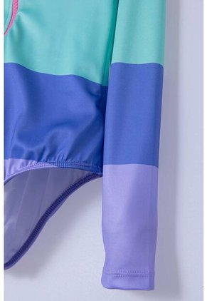 Vestido De Baño Mic Con Cierre Multicolor Para Niña 10