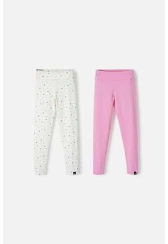 Leggins X2 De Mic Multicolor Para Niña 12 MARCA MIC