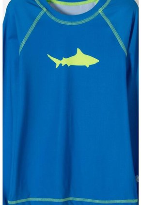 Camiseta De Baño Mic Azul Para Niño 12