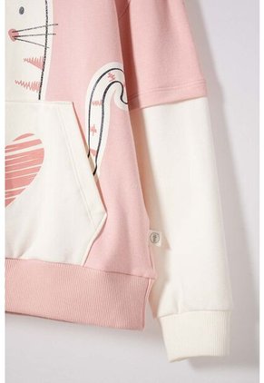 Buzo De Mic Con Capucha Rosado Para Niña 10