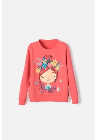 Buzo Mic Estampado Rosado Para Niña 4 MARCA MIC