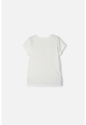 Camiseta Mic Manga Corta Marfil Para Niña 6