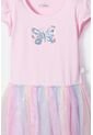 Vestido De Mic Con Falda En Tull Rosada Para Niña 4 de MARCA MIC