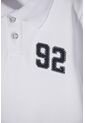 Camiseta Tipo Polo Mic Blanco Para Niño 10 de MARCA MIC