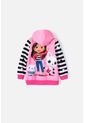 Buzo De Gabby's Dollhouse Abierto Rosado Para Niña 2T A 5T 3T de MARCA MIC