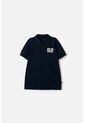 Camiseta Tipo Polo De Mic Azul Para Niño 12 de MARCA MIC