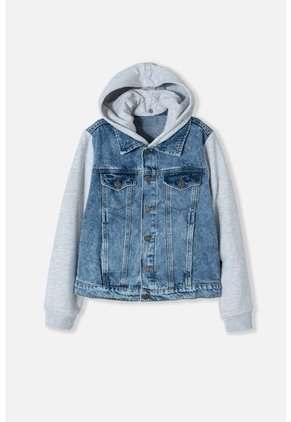 Chaqueta De Mic Con Capucha Tono Medio Para Niño 10