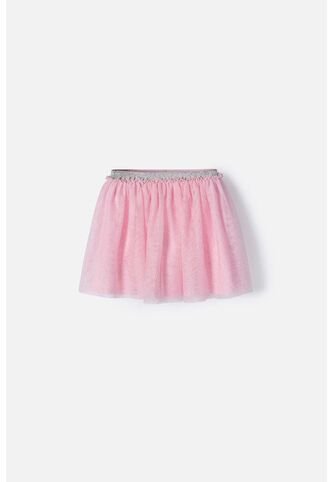Falda De Mic Corta Rosada Para Niña 12 MARCA MIC