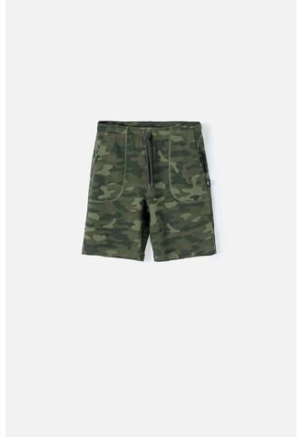 Bermuda De Mic Con Cordón Verde Para Niño 10 MARCA MIC