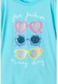 Camiseta Mic Azul Manga Corta Para Niña 4 de MARCA MIC