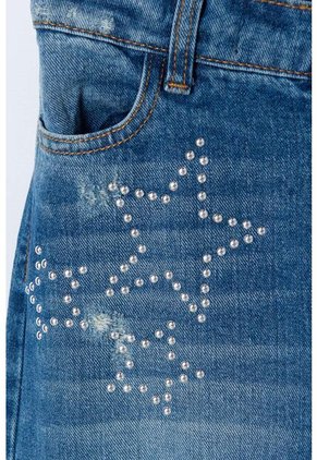 Jean De Mic Indigo Medio Para Niña 12